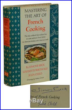 SIGNED Mastering the Art of French Cooking JULIA CHILD 1961 Stated First Edition