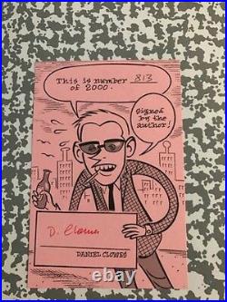 SIGNED/NUMBERED The Manly World Of Lloyd Llewellyn by Daniel Clowes 1st Ed