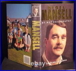 SIGNED Nigel Mansell My Autobiography 1st/1st 1995