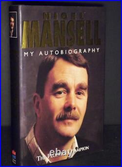 SIGNED Nigel Mansell My Autobiography 1st/1st 1995