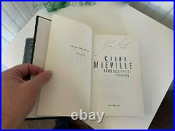 SIGNED Perdido Street Station China Mieville True First Ed 1st Print UK 2000