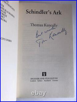 SIGNED Schindler's Ark by Thomas Keneally 1st edition, 1st impression HB + d/w