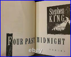 SIGNED Stephen King FOUR PAST MIDNIGHT Hardcover Book DJ True First Autographed