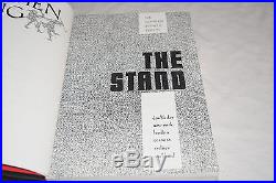 SIGNED Stephen King THE STAND COMPLETE & UNCUT 1990 1ST FIRST TRADE EDITION RARE