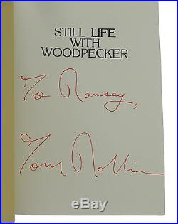 SIGNED Still Life with Woodpecker TOM ROBBINS First Edition 1st 1980 Fine