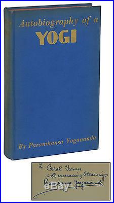 SIGNED The Autobiography of a Yogi PARAMHANSA YOGANANDA First Edition 1st 1946