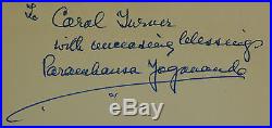 SIGNED The Autobiography of a Yogi PARAMHANSA YOGANANDA First Edition 1st 1946