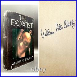 SIGNED The Exorcist FIRST EDITION 1st Printing William Peter BLATTY 1971