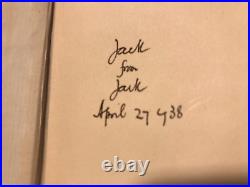 SIGNED Walter De La Mare Memory 1st/1st 1938 Constable, Original Jacket