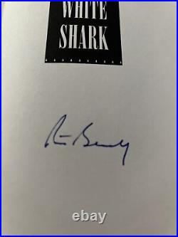 SIGNED White Shark Peter Benchley First Edition 1994, HC/DJ