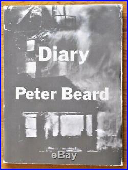 SIGNED With LARGE BLUE HANDPRINT PETER BEARD DIARY 1ST EDITION WithJACKET NICE
