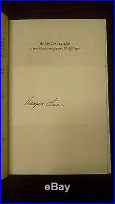 SIGNED by Harper Lee TO KILL A MOCKINGBIRD 1st edition first printing 1999