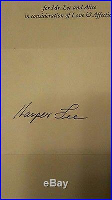 SIGNED by Harper Lee TO KILL A MOCKINGBIRD 1st edition first printing 1999
