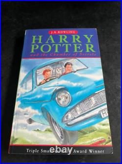 SIGNED by JK Rowling Harry Potter and the Chamber of secrets First Edition