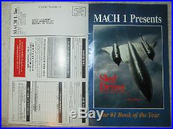 SLED DRIVER-Brian Shul-SIGNED FIRST EDITION 1991-NEAR FINE-Mach 1