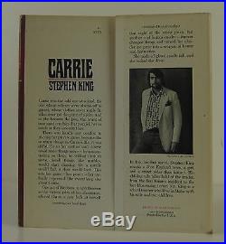 STEPHEN KING Carrie INSCRIBED FIRST EDITION