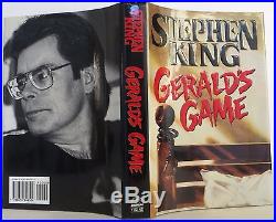 STEPHEN KING Gerald's Game INSCRIBED FIRST EDITION