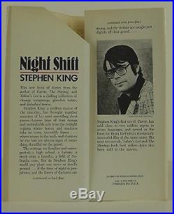 STEPHEN KING Night Shift INSCRIBED FIRST EDITION