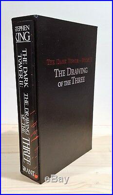 STEPHEN KING THE DRAWING OF THE THREE DARK TOWER ARTIST SIGNED GRANT 1st EDITION