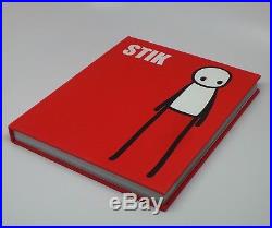 STIK GRAFFITI & STREET ART FIRST EDITION SIGNED BOOK WITH BLUE POSTER New Foyles