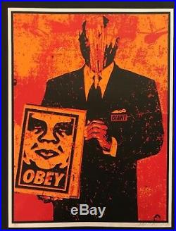SUIT Shepard Fairey Signed/Numbered VERY RARE First Edition -1999