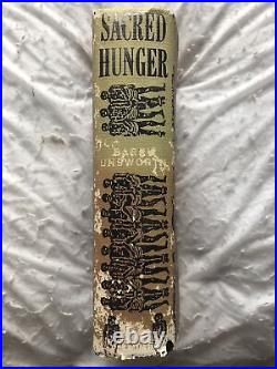 Sacred Hunger By Barry Unsworth SIGNED Hardcover First Edition Fifth Printing