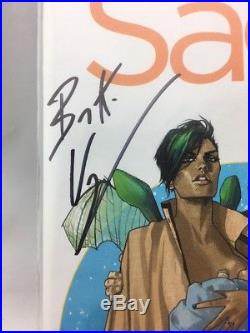 Saga #1 Image Comic First Edition Signed Brian K. Vaughan With COA