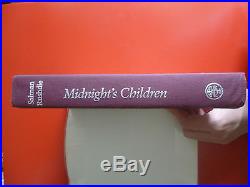 Salman Rushdie,'Midnight's Children' SIGNED first edition 1st/1st, Booker