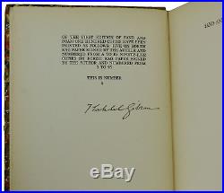 Sand and Foam KAHLIL GIBRAN Signed Limited First Edition 1st Copy Letter A