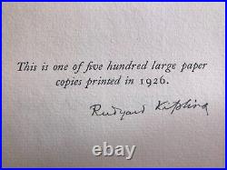 Sea and Sussex', Rudyard Kipling. Signed, limited & illustrated first edition