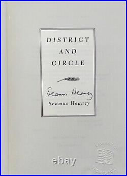 Seamus Heaney / District and Circle Poems Signed First Edition 2006