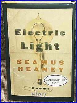 Seamus Heaney / ELECTRIC LIGHT Signed 1st Edition 2001