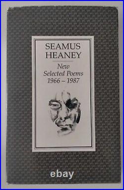 Seamus Heaney New Selected Poems 1966-1987 Rare Signed First Edition UK Hardback