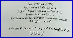 Seamus Heaney & Ted Hughes The Rattle Bag First Edition Signed & inscribed