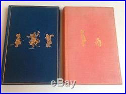 Set Winnie the Pooh Quartet First Edition 1st Printings One Signed Pooh Corner