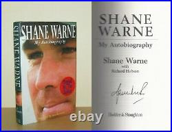 Shane Warne My Autobiography Signed 1st/1st (2001 First Edition DJ)