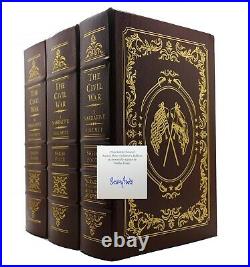 Shelby Foote CIVIL WAR A NARRATIVE Easton Press Signed by Author 1st Edition 1st