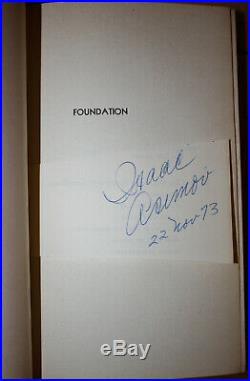 Signed 1st/1st/1st Editions, W. Org Jacketsfoundation Trilogy Isaac Asimov