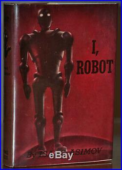 Signed, 1st/1st Edition W. Stunning Original Jacket I Robot Isaac Asimov