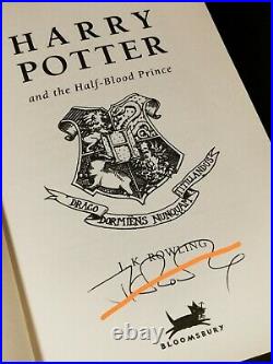 Signed 1st Edition Harry Potter & Half-Blood Prince. UK. Letter of provenance