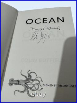 Signed -1st Edition-Ocean by David Attenborough & Colin Butfield Hardback NEW