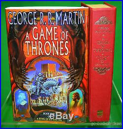 Signed A GAME OF THRONES by George R. R. Martin 1996 U. K. TRUE 1st FIRST EDITION