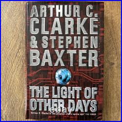 Signed By Arthur C Clarke The Light Of Other Days First Edition RARE HB
