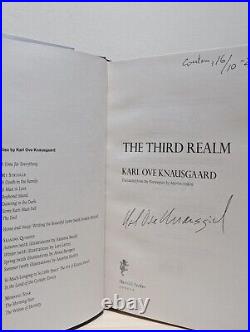 Signed-Dated-First Edition-The Third Realm by Karl Ove Knausgaard-New