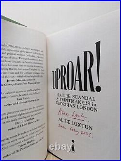 Signed-Dated-First Edition-Uproar! By Alice Loxton-New