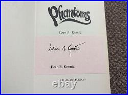 Signed Dean R. Koontz Phantoms First Edition 1983