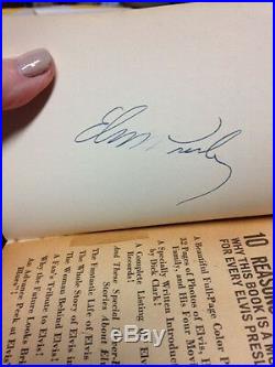 Signed ELVIS PRESLEY 1st edition book by James Gregory SIGNED BY ELVIS