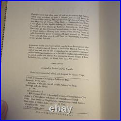 Signed First Edition 1st Printing Barbarians at the Gate Bryan Burrough, Helyar