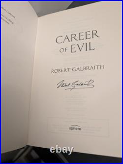 Signed, First Edition, 1st imp, Career of Evil Robert Galbraith J. K. Rowling