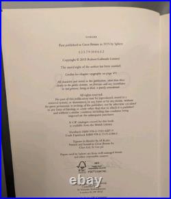 Signed, First Edition, 1st imp, Career of Evil Robert Galbraith J. K. Rowling